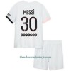 Conjunto (Camiseta+Pantalón Corto) Paris Saint-Germain Lionel Messi 30 Segunda Equipación 2021/22 - Niño